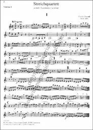 String Quartet in a minor