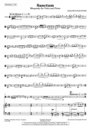 Sanctum Rhapsody for Viola and Piano