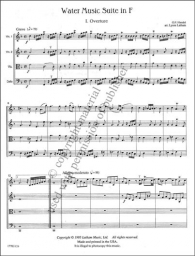 Handel - Water Music Suites - Score (LATH)