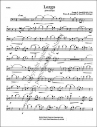 Handel - Largo from Xerxes for Cello and Piano (MEDICI)