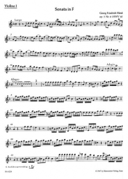 Handel - Three Trio Sonatas for 2 Violins & Basso Continuo (BAR) Handel - Three Trio Sonatas for 2 Violins & Basso Continuo (BAR)