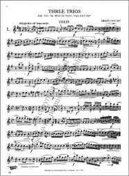 Three Trios, Hob. XVI, No. 40-42