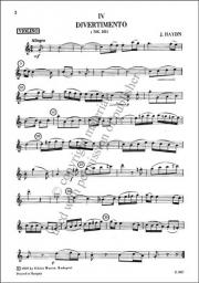 Haydn - Six Divertimenti, Nos. 4-6 (EMB) Haydn - Six Divertimenti, Nos. 4-6 (EMB)