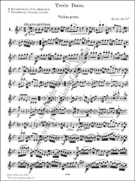 3 Violin Duos, Op. 99