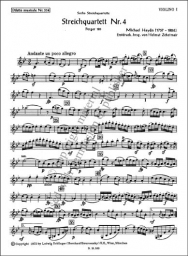 Haydn, Michael - String Quartet No. 4 in G Minor (DOB) Haydn, Michael - String Quartet No. 4 in G Minor (DOB)