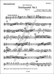 Haydn, Michael - String Quartet No. 5 in F Major (DOB) Haydn, Michael - String Quartet No. 5 in F Major (DOB)