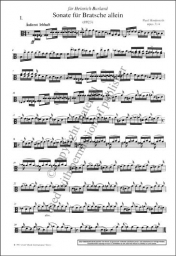 Hindemith - Sonata for Solo Viola, Op. 31 No. 4 (SCHOTT)