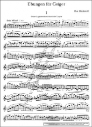 Hindemith - Studies for Violinists (SCHOTT)