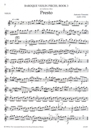 Baroque Violin Pieces - Book 3