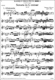 Baroque Violin Pieces - Book 4