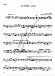 Joplin - Ragtime Favorites for Strings - Cello Part