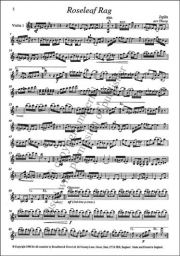 Joplin - Roseleaf Rag for String Quartet