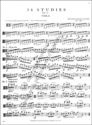 36 Studies for viola