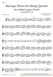 Baroque Pieces for String Quartet