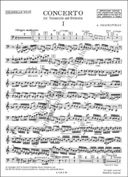 Khachaturian - Cello Concerto (B&H)