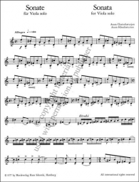 Sonata-Fantasy for Violoncello Solo