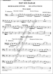 Six Little Pieces for Violoncello and Piano