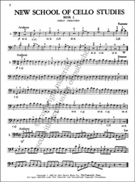 New School of Cello Studies - Book I