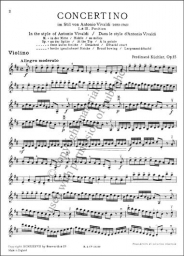 Küchler - Concertino in D Major Op. 15 for Violin (BOSW)
