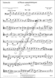 6 Pièces Caractéristiques for Violoncello and Piano, Op. 16