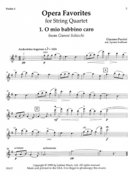 Opera Favorites for String Quartet