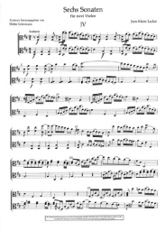 Leclair - 6 Sonatas for 2 Violas, Vol. 2, Nos. 4-6 (SCHOTT) Leclair - 6 Sonatas for 2 Violas, Vol. 2, Nos. 4-6 (SCHOTT)