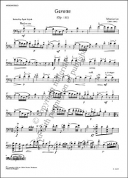 Gavotte, Op. 112 für Violoncello und Klavier
