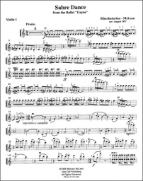 Khachaturian-McLean - Sabre Dance for Two Violins and Piano