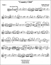 Joplin - Country Club for 2 Violins and Piano