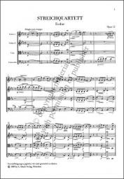 Mendelssohn - String Quartets Op. 12, 13 - Study Score (HEN)