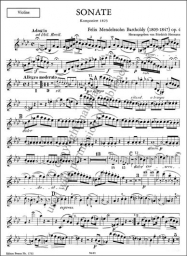 Mendelssohn - Violin Sonata in F major Op. 4 (PET)