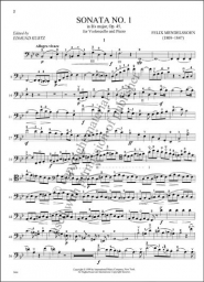 Mendelssohn - Cello Sonata No. 1 in B flat Major, Op. 45 (INT)