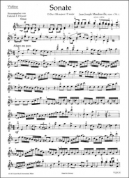 Sonata No. 3 Op. 1 in D Sonata No. 3 Op. 1 in D