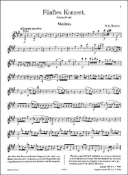 Concerto No. 5 in A KV 219