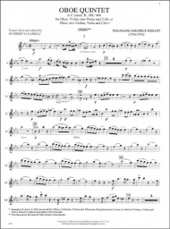 Oboe Quintet in V Minor, K. 388/406
