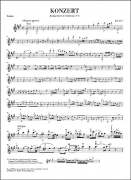 Violin Concerto No.5 in A KV219