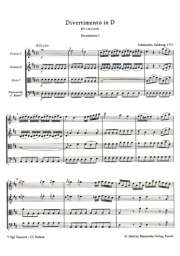 Mozart - Three Divermenti for String Quartet - Study Score (BAR)