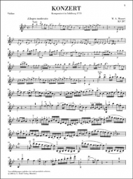Violin Concerto No.1 in B Flat K.207