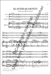 Piano Quartet - Score