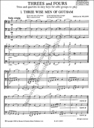 Threes and Fours for Cellos (Score and Parts)