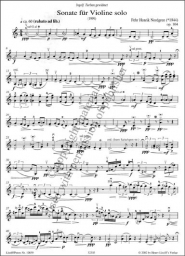 Sonata for Violin Solo, Op.104 Sonata for Violin Solo, Op.104