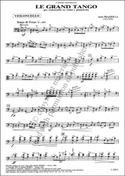 Piazzolla - Grand Tango for Cello (or Viola) and Piano