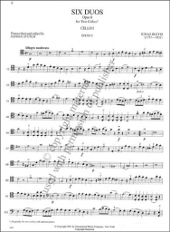Six Duos for Two Cellos, Op. 8 Six Duos for Two Cellos, Op. 8