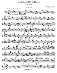 High School of Cello Playing, Op. 73