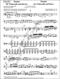 Prokofiev - Sonata for Cello and Piano, Op. 119 (SIK)