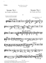 Prokofiev - Sonata for Violin & Piano in F minor, Op. 80 (SIK)