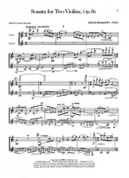 Sonata Op. 56 for Two Violins
