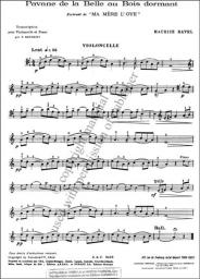 Ravel - Pavane de la Belle au Bois dormant for Cello (DUR)