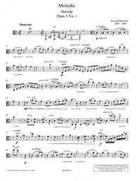 Melodie opus 3/1 Viola und Piano Melodie opus 3/1 Viola und Piano