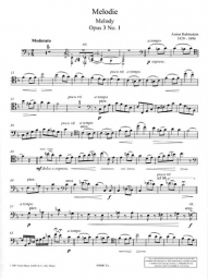 Melodie opus 3/1 Violoncello und Piano
